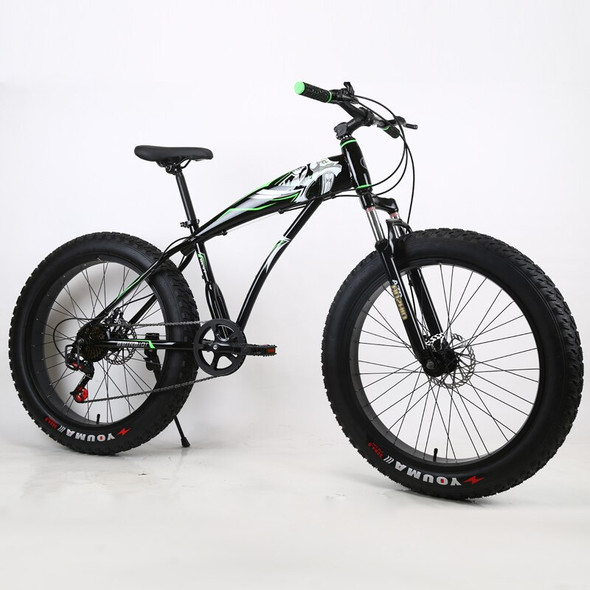 24/26 inch fat tire bike 7/21/24/27 speed mountain bike carbon steel