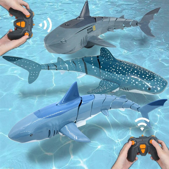 RC Shark Toy 2.4G Remote Control Animals Sharks Submarine Simulation Robots Bath Tub Pool Electric Animal for Kids Boys Children