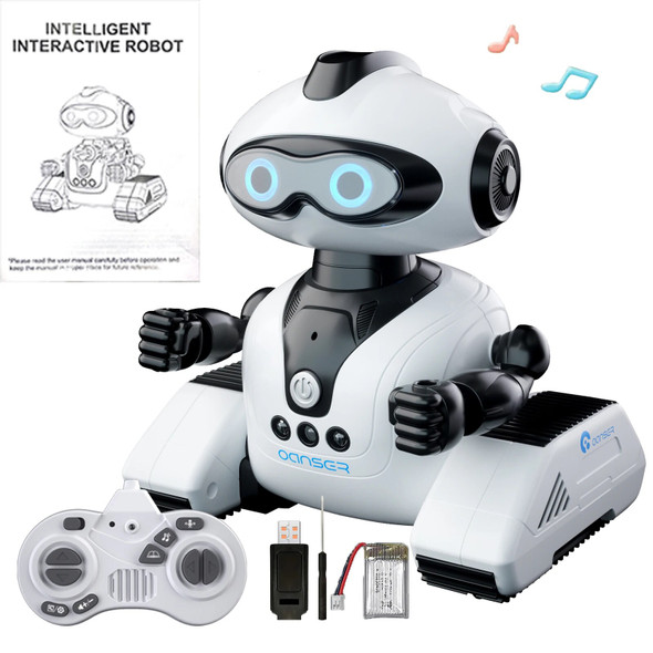 RC Robot Toy Kids Intelligence Gesture Sensing Early Education Science Music Dance Remote Control Robots Toys For Boys Girls