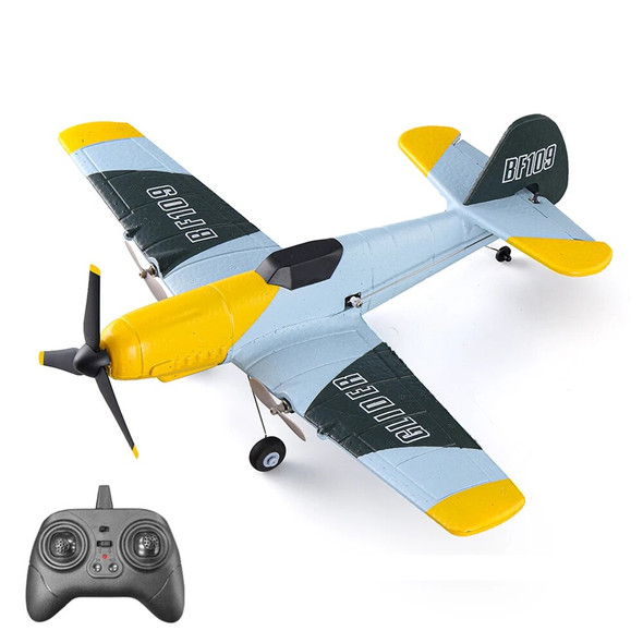 BF109 RC Plane Fighter 3CH 2.4G Electric Airplane EPP Foam Drone Remote Control Aircraft Glider Toys for Children Kids Gift Z61