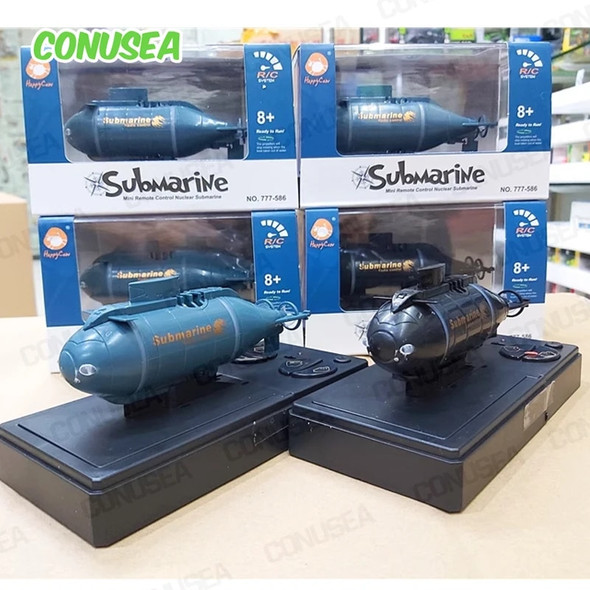 6CH Rc Submarine Boat Underwater Simulation Mini Boats Rechargeable 2.4G Remote Controlled Ship Electric Toys for Boys Children