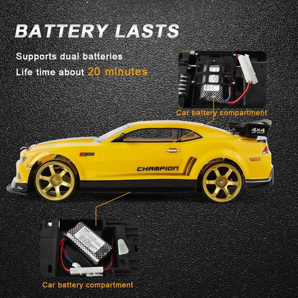 1:10 70Km/H 2.4G RC Car Drift Racing Car Championship 4WD Battery Off Road Radio Remote Control Vehicle Toys & Gifts