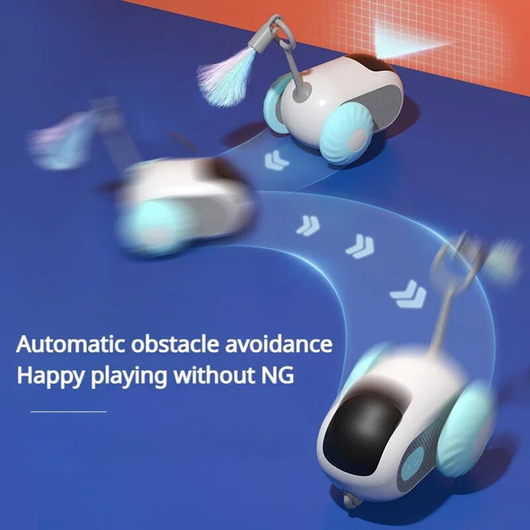 Intelligent Sports Car Cat Toys Remote Control Electric Toy Car Cats Dogs Toys Self Boredom Mouse Teaser Cat Stick Pet Supplies