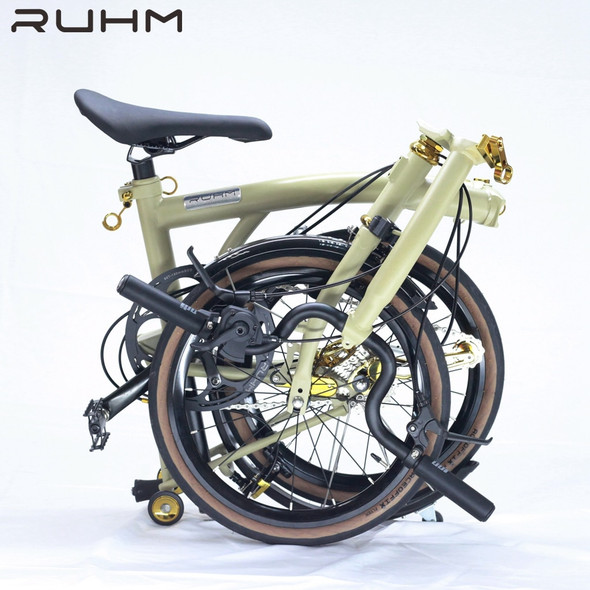 Folding Bicycle RUHM 7 speed 16 inch 349 Outer 7 Speed 11 28T M Handle