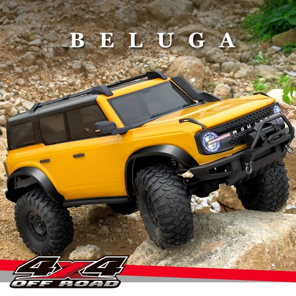 New 1:10 HB R1001 Bronco Simulation RC Climbing Car Remote Control Model Awd Off-road Car Toys Gifts 18km/h All-metal Gears