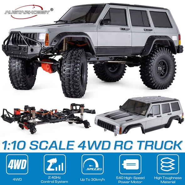 AUSTARHOBBY AX-8509 1/10 Cherokee Remote Control Car 4WD 2.4Ghz RC Crawler RTR Climbing Truck Model Toys for Kids Boys Girls 14+ AUSTARHOBBY AX-8509 1/10 Cherokee Remote Control Car 4WD 2.4Ghz RC Crawler RTR Climbing Truck Model Toys for Kids Boys Girls 14+