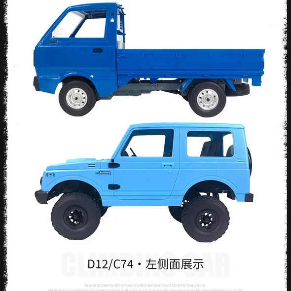 Hot Wpl 1:10 Rc Car Toy Jimny Ja11 Off-road Vehicle Carry Delivery Van Model Remote Control Toys For Boys Kids Gifts Diy