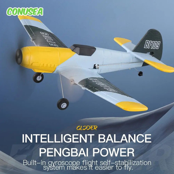 Rc Plane 3Ch Foam Airplane Remote Control Aircraft Helicopter Bf109 Fighter Fixed-Wing Model Airplanes Glider Electric Toy Gifts Rc Plane 3Ch Foam Airplane Remote Control Aircraft Helicopter Bf109 Fighter Fixed-Wing Model Airplanes Glider Electric Toy Gifts