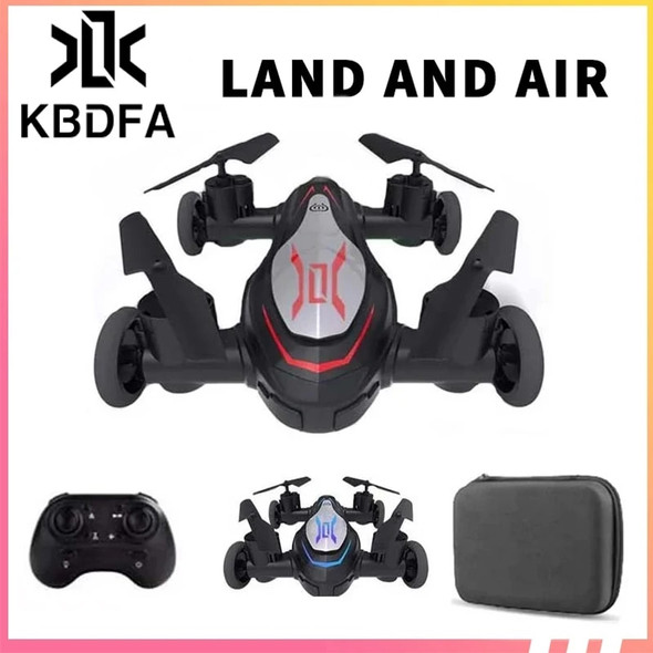 KBDFA KB68 Land-Air Drone 4K Dual Professional HD Camera Avoidance Quadcopter Helicopter Foldable Obstacle Avoidance WIFI Toys