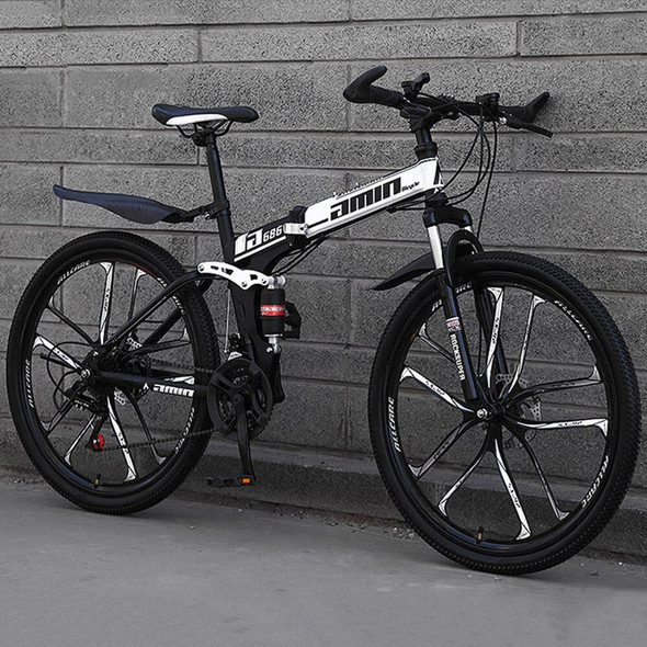 26 Inches Bicycle 27/30 Speed Folded Mountain Bike High Carbon Steel