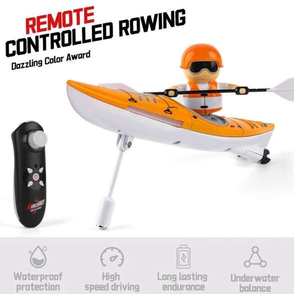 Remote Control Boat Speedboats Toy for Pool Lake Waterproof Remote Control RowingBoat Summer Competitive Boat Toy