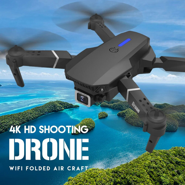 RC Drone WIFI FPV Drone With 4K HD Dual Camera Height Hold RC Foldable Quadcopter Helicopter Dron Gift Toys