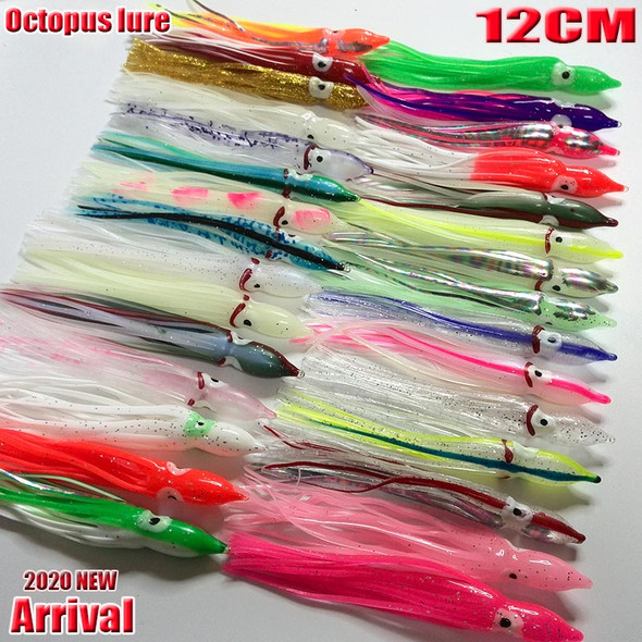 2020NEW Arrival hot fishing soft octopus skirts fishing you choose each kind 16pcs/lot length is 12CM