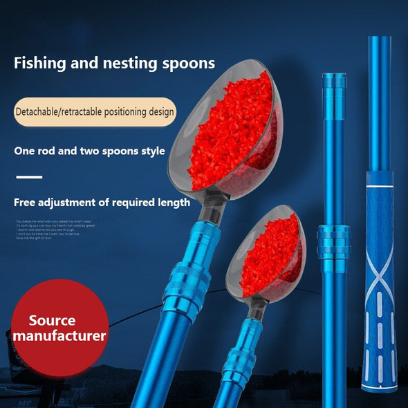 Nest spoon fishing gear supplies wild fishing bait long throw large hand rod spoon head bait rod carbon rod and nest making tool