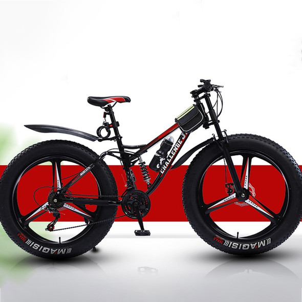 24/26 Inch Bicycle High Carbon Steel Material Soft Tail Frame 21 Speed