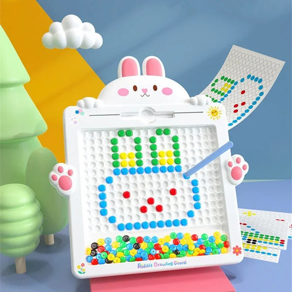 Children Magnetic Drawing Board Toy Cartoon Rabbit Magnet Beads Drawing Tablet Baby Montessori Early Educational Toys for Kids Children Magnetic Drawing Board Toy Cartoon Rabbit Magnet Beads Drawing Tablet Baby Montessori Early Educational Toys for Kids