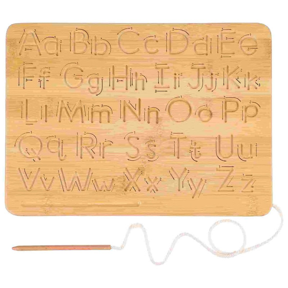 Wood Number Tracing Board Montessori Wooden Numbers Shapes Complements Wooden Alphabet Tracing Board Writing Tools