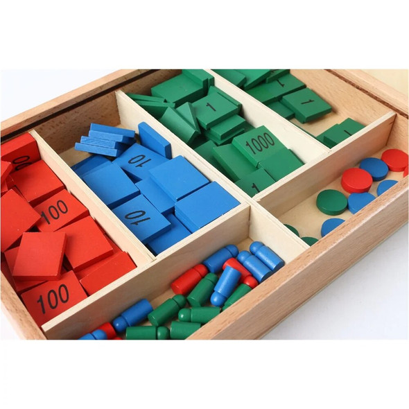 Montessori Math Toy Stamp Game for Children Addition/ Subtraction/ Multiplication/ Division Learning Tools Wooden Number Puzzles