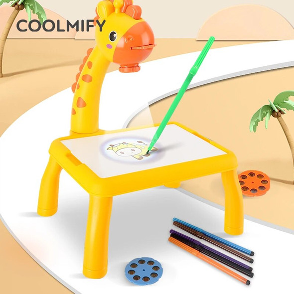 Children Led Projector Art Drawing Table Toys Kids Painting Board Desk Arts Crafts Educational Learning Paint Tools Toy for Girl Children Led Projector Art Drawing Table Toys Kids Painting Board Desk Arts Crafts Educational Learning Paint Tools Toy for Girl