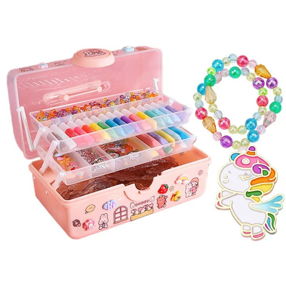 Montessori Kids Drawing Toys Set Children Crafts Cartoon Painting Toys DIY Coloring Filling Jewelry Hanging Decoration for Girl