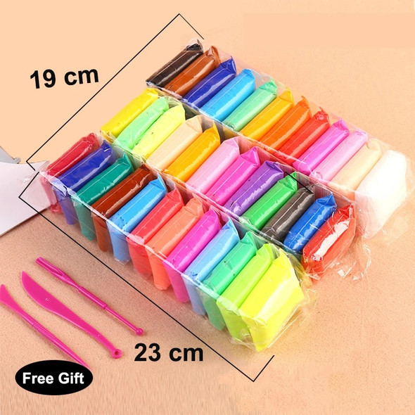 36 Colors Air Dry Plasticine Modeling Clay Educational 5D Toy For Children Gift Play Dough Light Playdough Slimes Kids Polymer 36 Colors Air Dry Plasticine Modeling Clay Educational 5D Toy For Children Gift Play Dough Light Playdough Slimes Kids Polymer