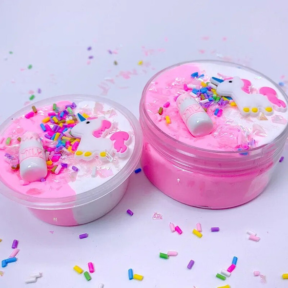 100ml Unicorn Puff Slime Plastic Clay Light Clay Colorful Modeling Polymer Clay Sand Fluffy Light Plasticine Gum Handmade Toy 100ml Unicorn Puff Slime Plastic Clay Light Clay Colorful Modeling Polymer Clay Sand Fluffy Light Plasticine Gum Handmade Toy