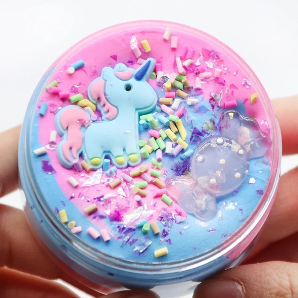 60ml Unicorn Puff Slime Plastic Clay Light Clay Colorful Modeling Polymer Clay Sand Fluffy Light Plasticine Gum for Handmade Toy 60ml Unicorn Puff Slime Plastic Clay Light Clay Colorful Modeling Polymer Clay Sand Fluffy Light Plasticine Gum for Handmade Toy