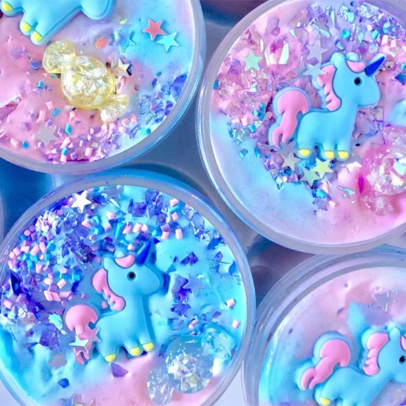 60ml Unicorn Puff Slime Plastic Clay Light Clay Colorful Modeling Polymer Clay Sand Fluffy Light Plasticine Gum for Handmade Toy 60ml Unicorn Puff Slime Plastic Clay Light Clay Colorful Modeling Polymer Clay Sand Fluffy Light Plasticine Gum for Handmade Toy