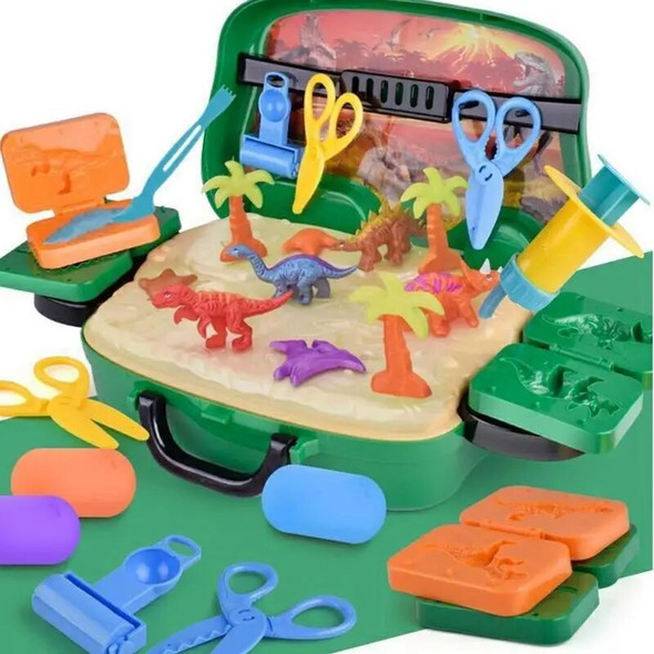 Kids Clay Kit Air Dry Clay Kit DIY Modeling Clay For Kids With Accessories Tools And Suitcase Arts And Crafts Gift