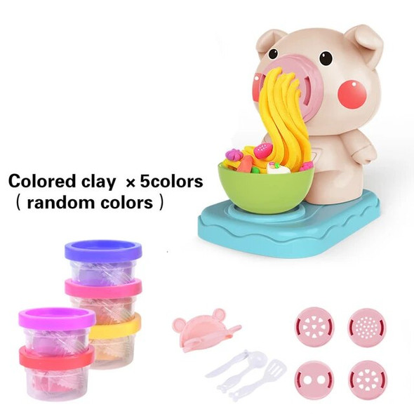 Creative 3D Educational Toys DIY Noodle Maker Modeling Clay Plasticine Tool Kit Design Hairstylist Model Toys For Children