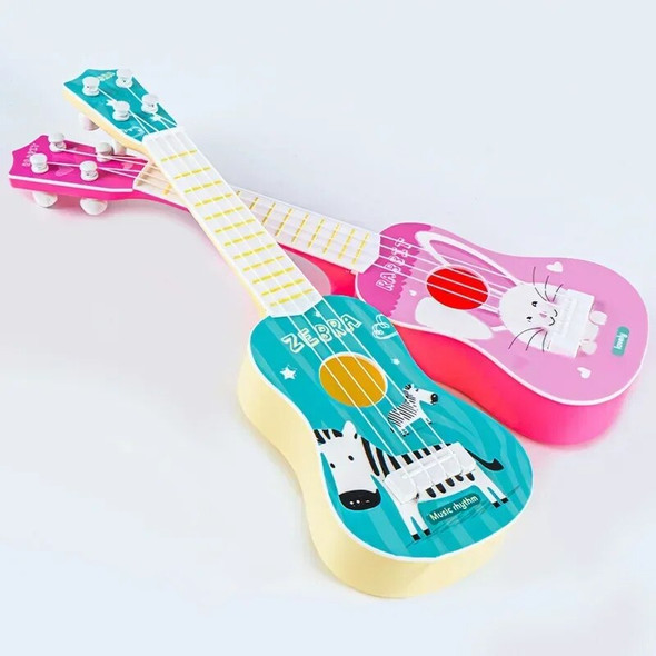 Kids Guitar Musical Instrument Ukulele Musical Montessori Toys for Children Learning Educational Toys Christmas Birthday Gift