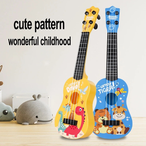 Children Ukulele Musical Toys 4 Strings Small Guitar Montessori Education Instruments Music Toy Musician Learning Gift
