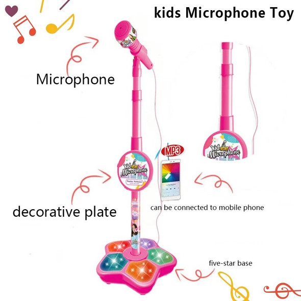 Kids Microphone with Stand Karaoke Song Machine Music Instrument Toys Brain-Training Educational Toys Birthday Gift for Girl Boy Kids Microphone with Stand Karaoke Song Machine Music Instrument Toys Brain-Training Educational Toys Birthday Gift for Girl Boy