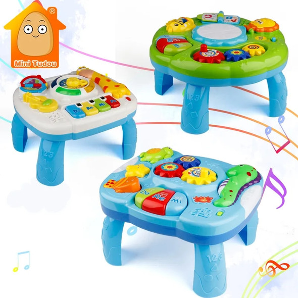 Music Table Baby Toys Learning Machine Educational Toy Music Learning Table Toy Musical Instrument for Toddler 6 months+ Music Table Baby Toys Learning Machine Educational Toy Music Learning Table Toy Musical Instrument for Toddler 6 months+