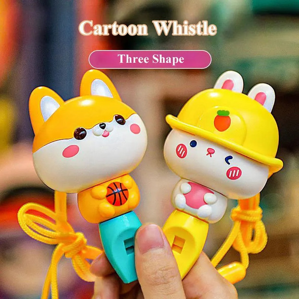 Cute Rabbit Baby Whistle Water Dinosaur/Dog Whistling for Kid Early Learning Musical Instrument Bath Music Toy Children Gift