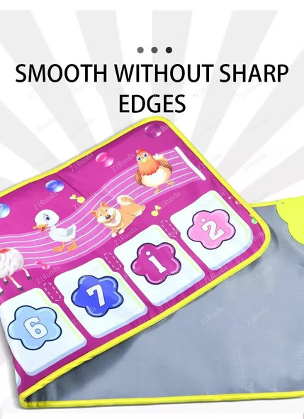 Piano Music Mat Xylophone Musical Sense Instrument Multi-function Early Educational Interaction Toy Cute Birthday Gift For Kids