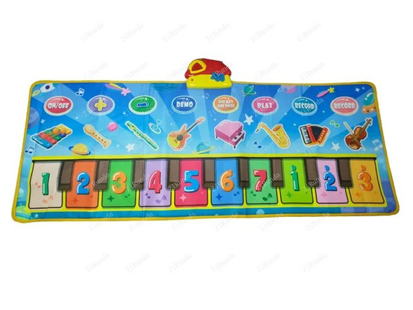 8 Instruments Musical Mat Voice Piano Xylophone Instrument Fitness Keyboard Play Early Education Montessori Learning Gifts