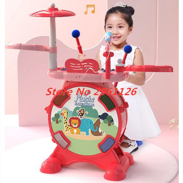 Musical Instrument Learning Education Piano jazz drum Educational early electronic piano microphone piano Percussion drum Kid To