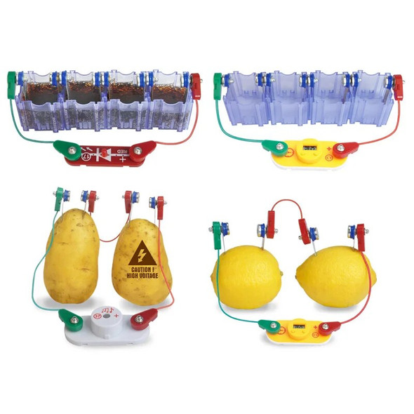 Kids Montessori Toy Fruit Potato Dry Battery Educational Science Toys for Children Technology Experiment Teaching Aids STEM Kit Kids Montessori Toy Fruit Potato Dry Battery Educational Science Toys for Children Technology Experiment Teaching Aids STEM Kit