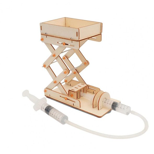 DIY Wooden Hydraulic Lifting Platform Model Toy Kids Science Technology Physics Bricks Kit Learning Science Educational Toys DIY Wooden Hydraulic Lifting Platform Model Toy Kids Science Technology Physics Bricks Kit Learning Science Educational Toys