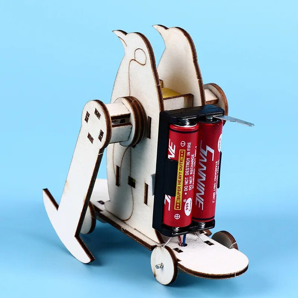 Creative new technology small production electric glide penguin robot DIY science physics experiment wholesale