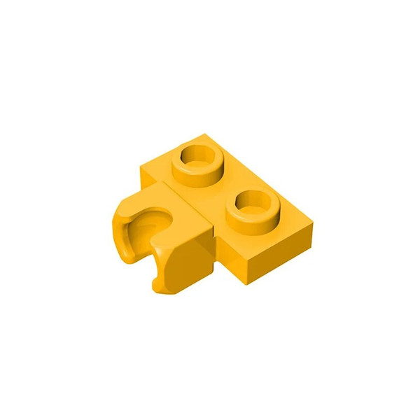 10Pcs MOC Parts 14704 Plate Modified 1 x 2 with Small Tow Ball Socket on Side Compatible Brick Building Block Particle Kid Toy