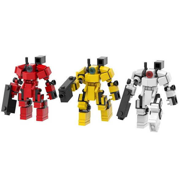 MOC Mini Mecha Combom Building Blocks Colorful Warrior High-Tech Robot Model Assembly Bricks Toys Child Birthday Christmas Gift
