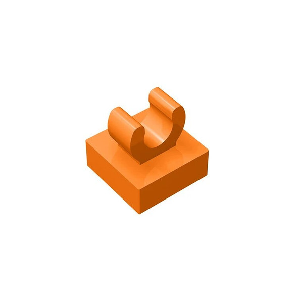 10pcs MOC Brick Parts 15712 Tile Modified 1 x 1 with Clip Compatible Building Block Particle DIY Assmble Kid Puzzle Toy Gift