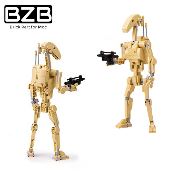 BZB MOC Star Series Trade Robot Creative Building Block Model Kids Boys DIY Puzzle Game Bricks Parts Toys Best Gifts
