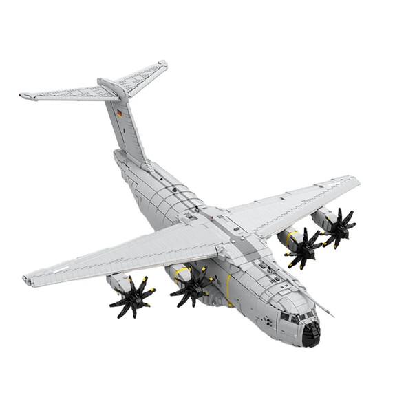 Gobricks MOC Military Air Forces Transport Aircraft Airbus A400M Atlas Building Blocks Modern Airbus UCS Airbus Bricks Toy Gift