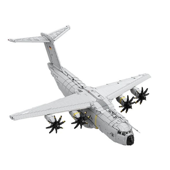 MOC Airbus A400M Atlas Building Blocks Military Transport Aircraft DIY Model Building Blocks Large Transport Aircraft Bricks Toy