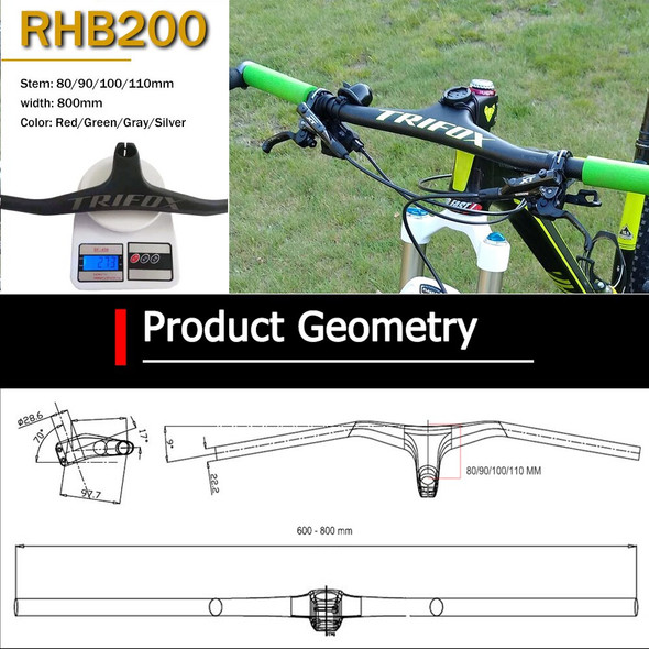 Integrated Mtb Carbon Handlebar | Carbon Mountain Bike Handlebar - Integrated Mtb Carbon Handlebar | Carbon Mountain Bike Handlebar -