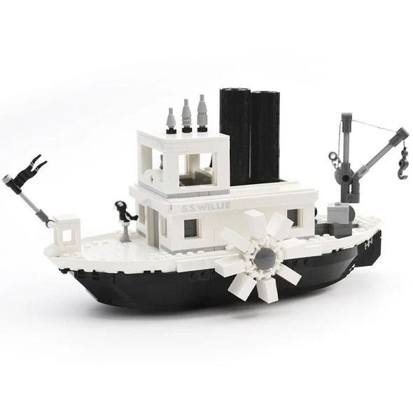 Riceblock Steamboat Willie 21317 Building Blocks Kit Moc Bricks Children Toys For Boys Christmas Gifts For Adult Home Decoration