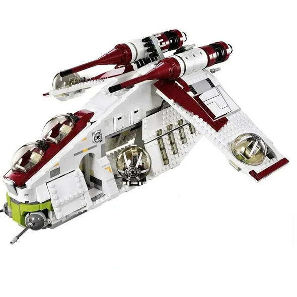 1228pcs In Stock Star Plan Republic Droipship Gunship Building Blocks Bricks 75021 DIY Toys For Children Birthday Christmas Gift